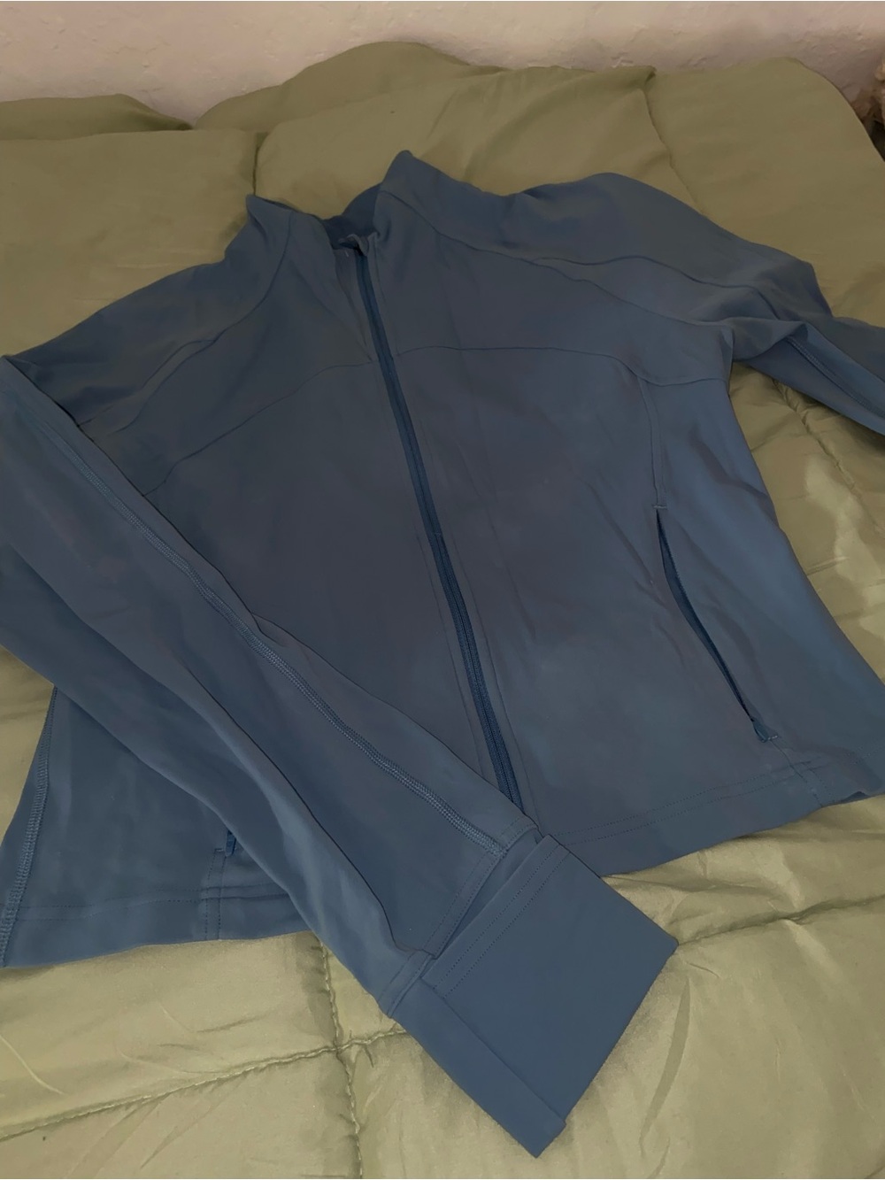 Women's Blue Full-Zip Active Jacket